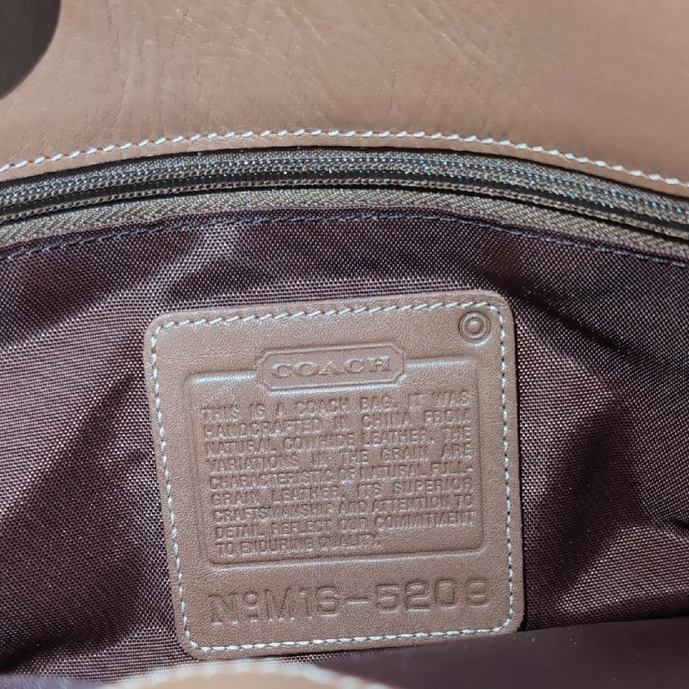 Coach Brown Leather Laptop Bag - Picture 3 of 5